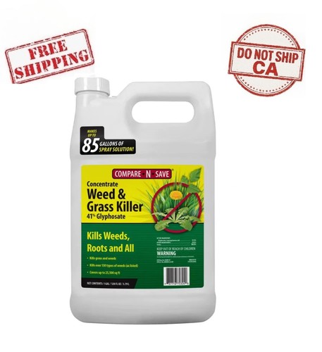 Compare-N-Save 1 Gallon 41% Glyphosate Weed & Grass Killer Concentrate – EPA Registered