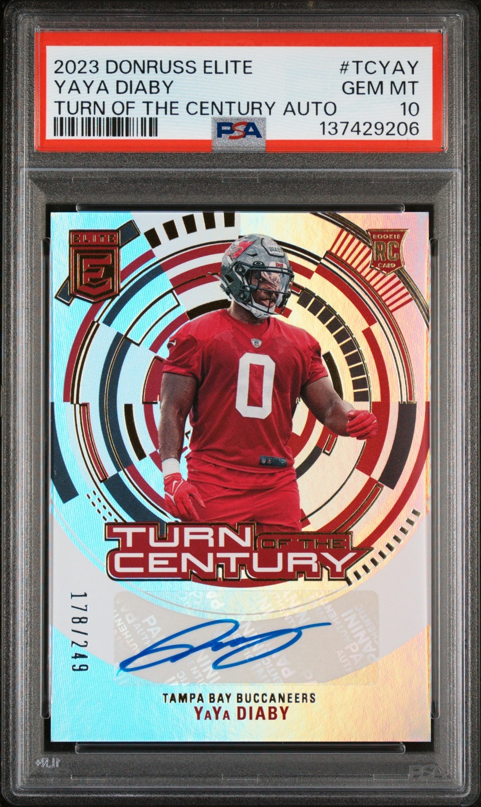 YaYa Diaby Panini Donruss Elite Turn of the Century Autograph #TCYAY Base