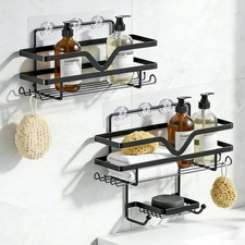 Shower Caddy 3 Pack - Shower Organizer Shelves Rack Rustproof No Drill Self