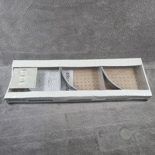 Ikea Grundtal Corner Shower Caddy Stainless Steel 3 Tier Rack Bathroom Storage