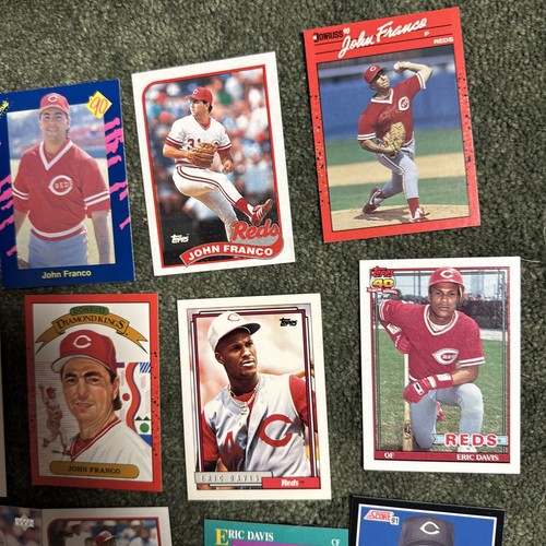 Cincinnati Reds Card Lot (330) Rose Griffey Jr Davis Franco Diaz Deion Browning - Picture 8 of 24