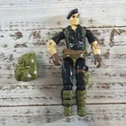 Vintage Gi Joe 3.75 Action Figure Flint Backpack 1985 Near Complete