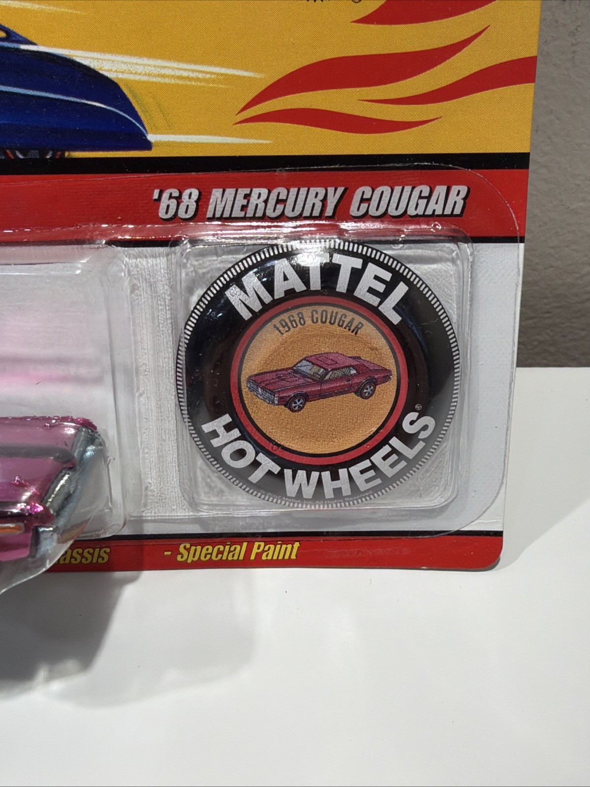 Hot Wheels '68 Mercury Cougar #5 - Pink - 2008 Hot Wheels Classics B32 thumbnail 3