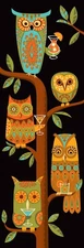 NIGHT OWLS -- SHAG Josh Agle Serigraph unframed print Palm Springs MCM cocktail