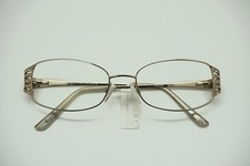 SOPHIA LOREN BEAU RIVAGE - BR48 Gold Womens Eyeglasses Frames 53-17-135 NWT 114