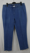 MIA MODA Stretch Jeans Hose Schlupfhose Blau Rundrum Gummizug Größe 50/52 TOP!