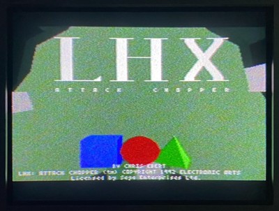 LHX Attack Chopper für Sega Mega Drive in OVP  