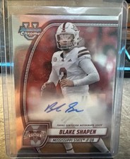 BLAKE SHAPEN 2024 Bowman Chrome University Auto #PA-BSH