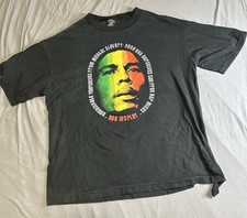 Vintage Bob Marley T Shirt XL Black Flawed Read description - Mundo Big Face