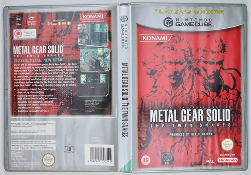 Metal Gear Solid Twin Snakes Nintendo GameCube 2004 PAL | TESTED | KONAMI - Picture 3 of 6