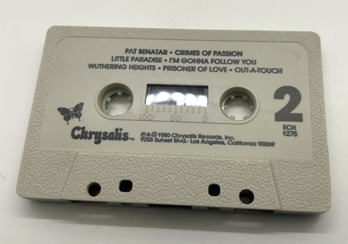 Pat Benatar Crimes Of Passion Cassette Tape 1980 Chrysalis - TESTED SHIPS FAST - Picture 5 of 5