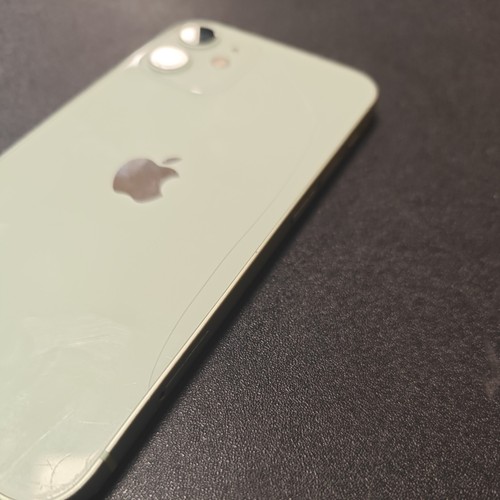 Apple iPhone 12 mini - 64GB - Green (Unlocked) CRACKED BACK (W24-C25) - Zdjęcie 5 z 6