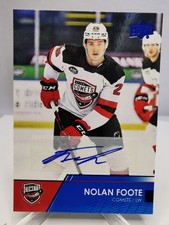 2021-22 Upper Deck AHL Autographs #14 Nolan Foote Auto 