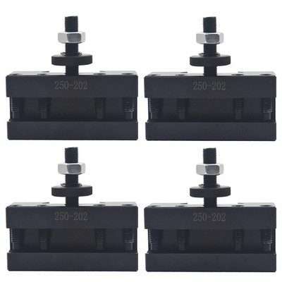 4Pcs BXA #2 QUICK CHANGE TURNING FACING & BORING TOOL POST HOLDER 250-202