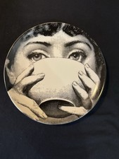 Fornasetti Inspired Ceramic Plate
