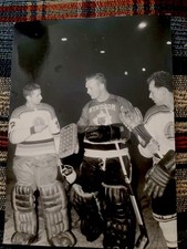 1963 WAYNE RUTLEDGE WINDSOR SPITFIRES HOCKEY GOALIE PHOTO TEAM CANADA NHL WORLDS