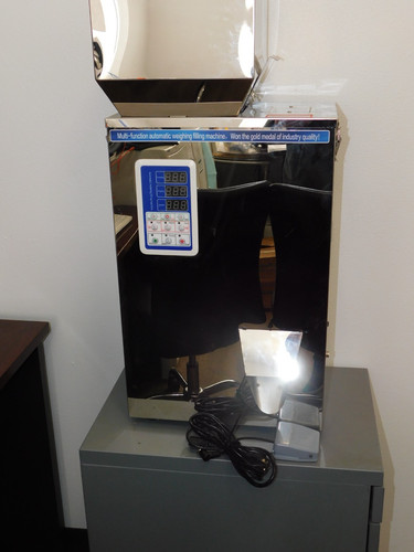 F-500 Powder Filling Machine Particle Filling Machine Automatic Powder w/ pedal