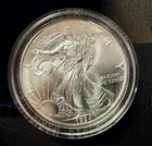 1994 American Silver Eagle Coin 1 OZ $1 BU Key Date in Mint Box