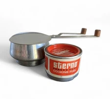 Sterno Holders For Chafing Dishes Stainless Steel Standard Size With Can