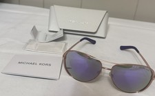 AUTHENTIC MICHAEL KORS SUNGLASSES MK 5004 1003/4V CHELSEA ROSE GOLD/PURPLE. New