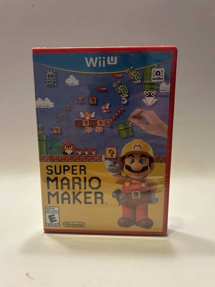 Super Mario Maker Bundle Nintendo Wii U Game w/ Box & Art Book Brand New Sealed - Image 4 of 4