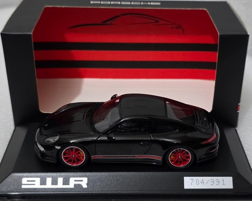 Porsche 911 R (991) 2016 Black/ Red 1:43 Spark WAX 020 200 54 SUPER RARE! (9) - Picture 13 of 18