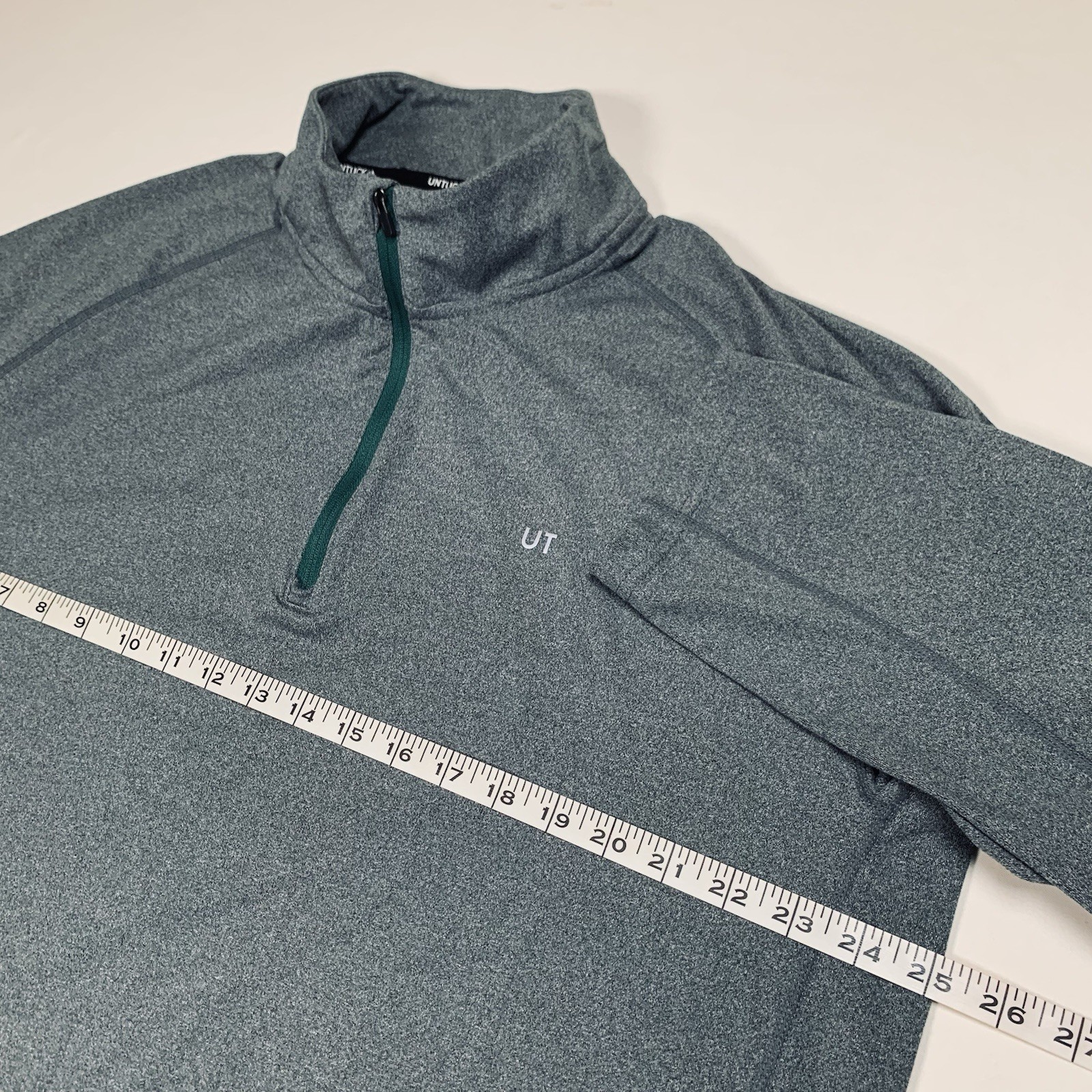 UNTUCKit Performance 1/4 Zip Pullover Sweatshirt … - image 4