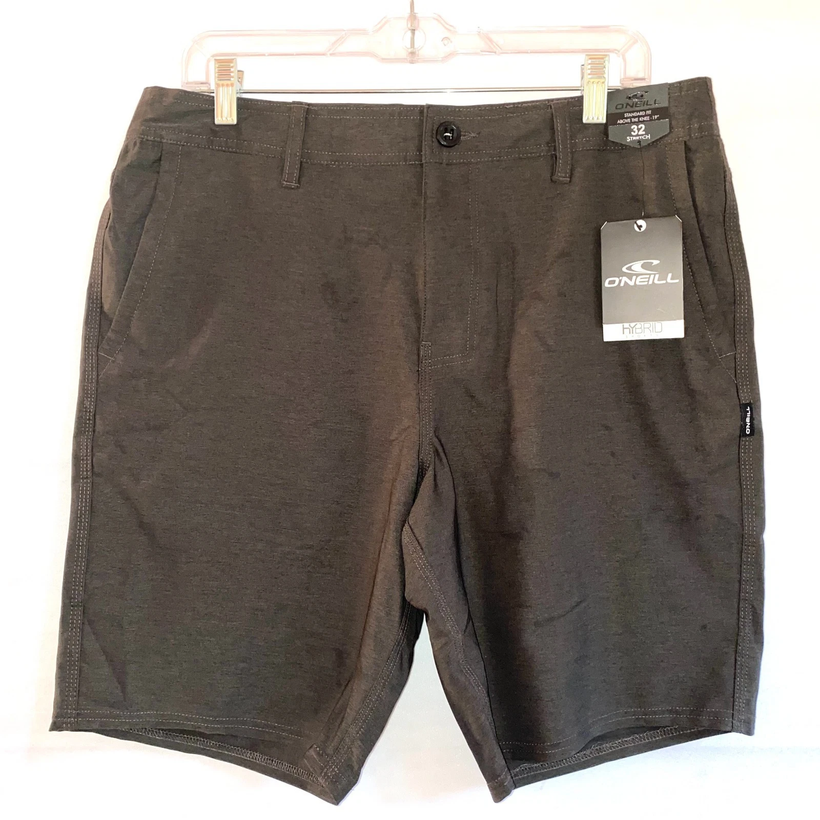 Men's O'Neill Drifter Heather Hybrid Quick Dry Shorts Dark Gray sz. 32 85773