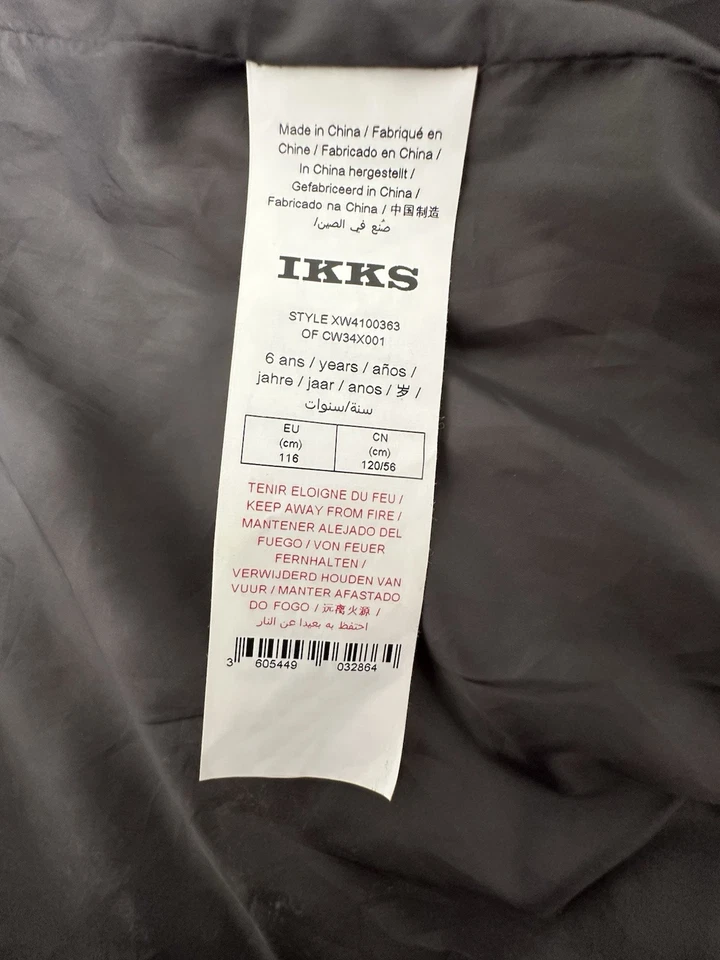 Chaqueta de bombardero IKKS para niños talla 6 años Foto 4 de 4