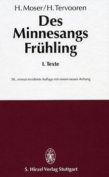 Des Minnesangs Frühling. Unter Nutzung der Aus... | Buch | Zustand sehr gut - Bild 1 von 2