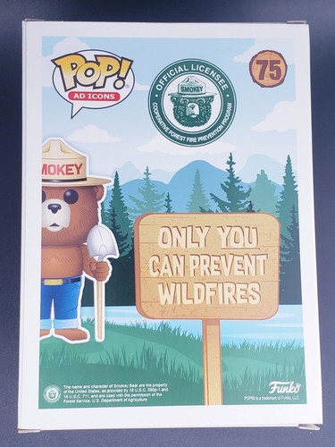 Funko Pop! Vinyl: Ad Icons - Smokey Bear (Flocked) - Hot Topic (Exclusive) - Picture 3 of 6
