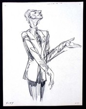 Alex Young Vintage Orginal Sketch Art-Fort Lauderdale,Fl Cartoonist Died 1999 15