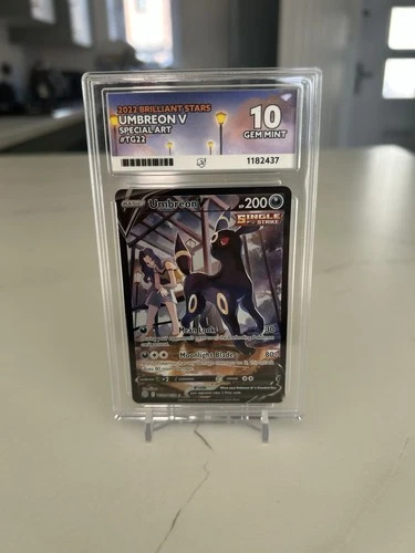 Pokémon TCG Umbreon V TG22/TG30 Brilliant Stars Ace 10 Perfect Subs