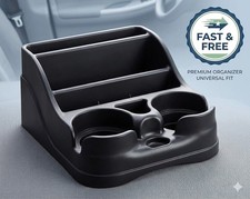 Universal Truck Console Car Cup Holder Floor Drink Storage Auto Rv Cd Organizer