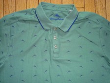 TOMMY BAHAMA MEN'S SUPIMA COTTON/ POLYESTER POLO SHIRT SIZE XL HARDLY WORN