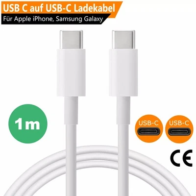 FOSSiBOT 1M USB C auf USB C Ladekabel für iPhone Für Samsung Galaxy S26 Kabel