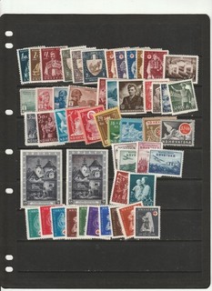 Croatia semi postals MH collection CV$
