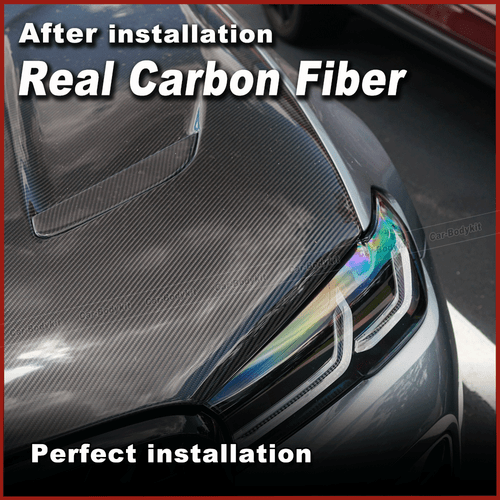 Capó delantero de carbono DRY entrada de aire ventilación para BMW M5 F90 LCI 2018-2024 - Imagen 8 de 13
