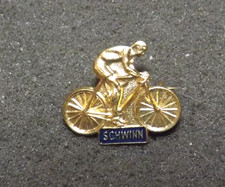 Vintage Schwinn Bicycle Bike Lapel Pin Tie Tack Metal Gold Tone 1960s ?