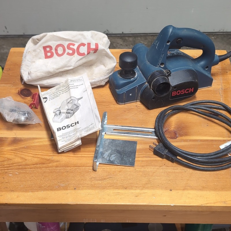 Bosch 3365 Corded Handheld Planer 120V w/ Dust Bag & Fence Guide