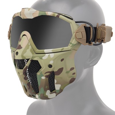 DETECH Airsoft Maske Full Face - Taktische Schutzbrille Für Outdoor
