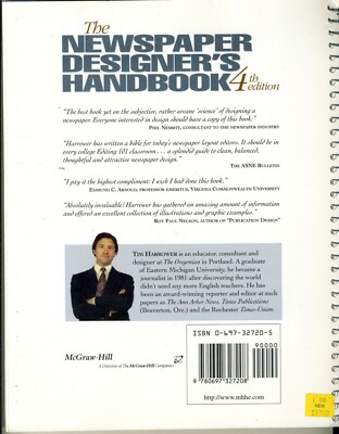 The Newspaper Designer's Handbook by Tim Harrower (1997