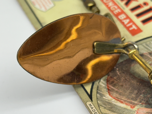 Vintage Pflueger Muskill Muskallunge Bait Muskie Lure 2466 Sz 7 In-Line Spinner - Picture 4 of 6