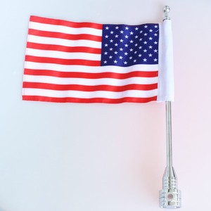 vertical flagpole american flag harley touring road king glide flht