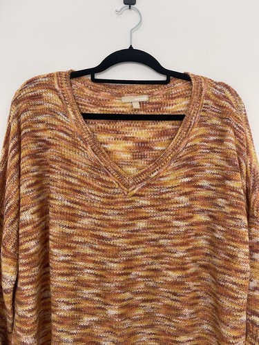 Suéter tejido Appraisal para mujer 1X mezcla de lana mohair multicolor manga campana - Imagen 3 de 8