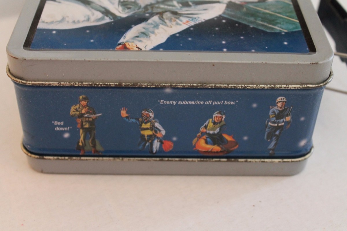 G I Joe Action Astronaut 1998 Series 2 Metal Lunch Box with