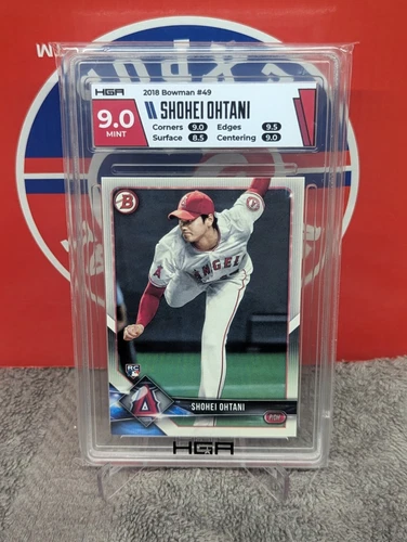 2018 Bowman Shohei Ohtani Rookie Card #49 HGA 9