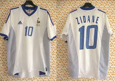 Maillot vintage extérieur équipe de France 2002 - Zidane #10 (L) - Back To The Football