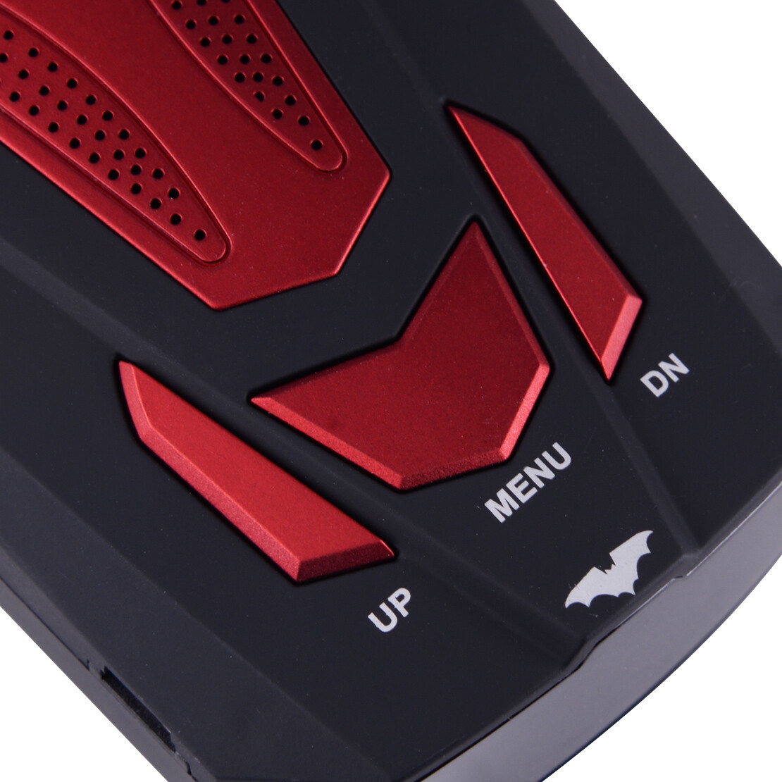 Détecteur de GPS V7 à 360 Degrés, Alerte de Vitesse de Voiture, Bande Vocale de sécurité 16 pour la sécurité Routière (Rouge