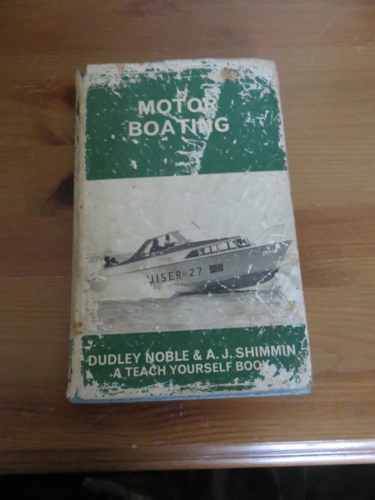 Vintage hard back book 1966 Teach Yourself Motor Boating - Zdjęcie 1 z 5